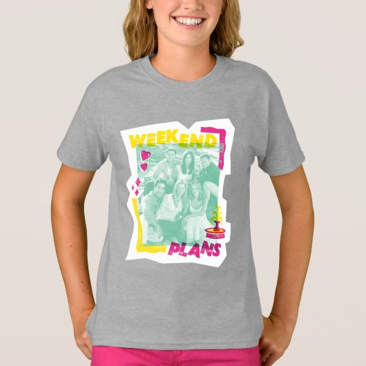FRIENDS™ | Weekendplannen T-shirt (Voorkant)
