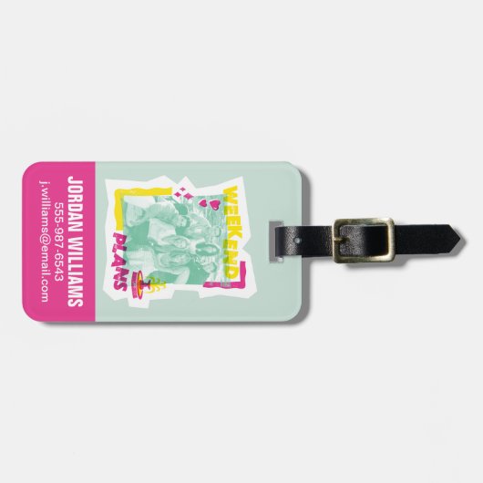 FRIENDS™ | Weekplannen Bagagelabel (Voorkant horizontaal)