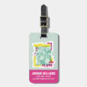 FRIENDS™ | Weekplannen Bagagelabel (Voorkant verticaal)