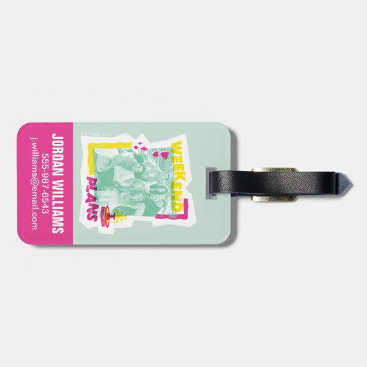 FRIENDS™ | Weekplannen Bagagelabel (Achterkant horizontaal)