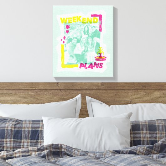 FRIENDS™ | Weekplannen Canvas Afdruk (Insitu (Slaapkamer))