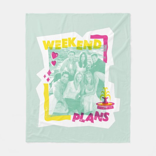 FRIENDS™ | Weekplannen Fleece Deken (Voorkant)