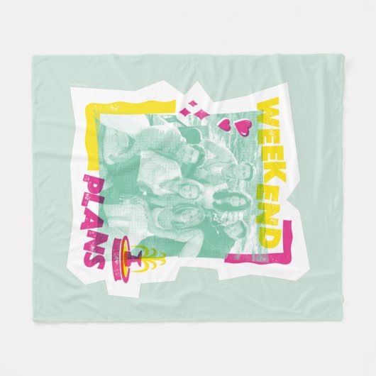 FRIENDS™ | Weekplannen Fleece Deken (Voorkant (Horizontaal))