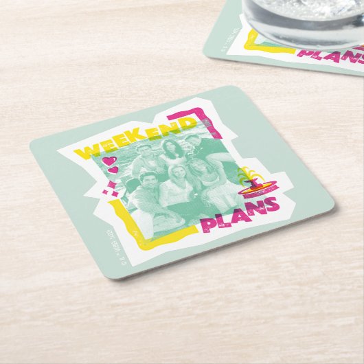 FRIENDS™ | Weekplannen Kartonnen Onderzetters (Schuin)