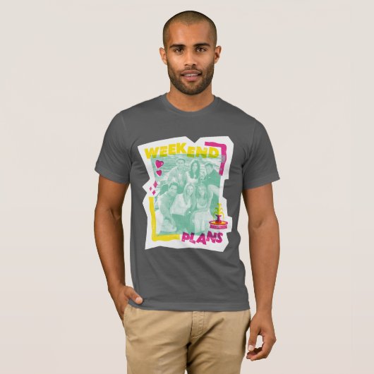 FRIENDS™ | Weekplannen T-shirt (Voorkant volledig)