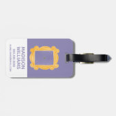 FRIENDS™ | Welcome to the Real World Quote Bagagelabel (Achterkant horizontaal)