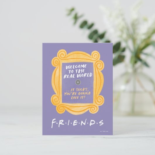 FRIENDS™ | Welkom bij de prijsopgave voor de echte Briefkaart (Staand voorkant)