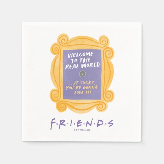 FRIENDS™ | Welkom bij de prijsopgave voor de echte Servet (Voorkant)