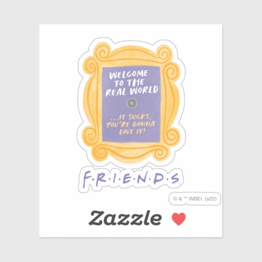FRIENDS™ | Welkom bij de prijsopgave voor de echte Sticker (Vel)