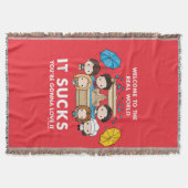 FRIENDS™ | Welkom bij de Real World Chibi Deken (Voorkant)