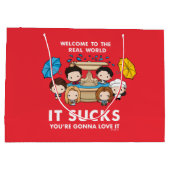 FRIENDS™ | Welkom bij de Real World Chibi Groot Cadeauzakje (Achterkant)