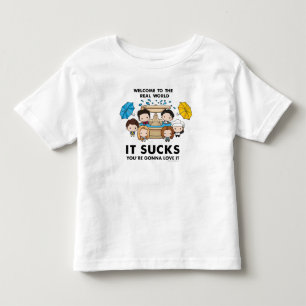 FRIENDS™   Welkom bij de Real World Chibi Kinder Shirts