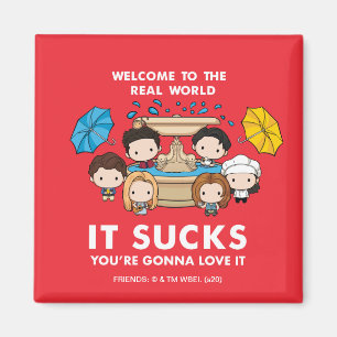 FRIENDS™ Welkom bij de Real World Chibi Magneet