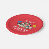 FRIENDS™ | Welkom bij de Real World Chibi Papieren Bordje (Gekanteld)