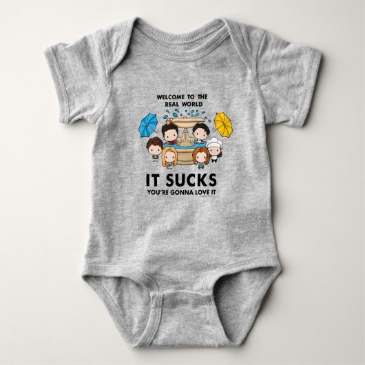 FRIENDS™ | Welkom bij de Real World Chibi Romper (Voorkant)