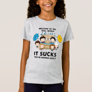 FRIENDS™   Welkom bij de Real World Chibi T-shirt