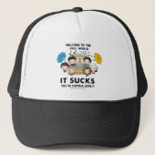 FRIENDS™ | Welkom bij de Real World Chibi Trucker Pet (Voorkant)