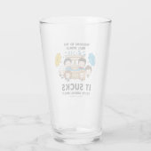 FRIENDS™ | Welkom in de echte wereld Chibi Glas (Achterkant)