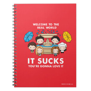 FRIENDS™ Welkom in de echte wereld Chibi Notitieboek