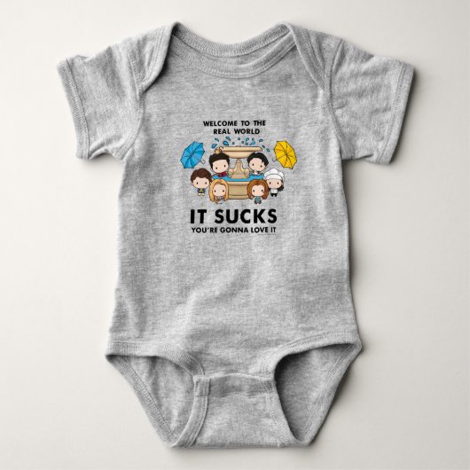 FRIENDS™ | Welkom in de echte wereld Chibi Romper (Voorkant)