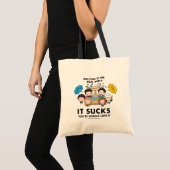 FRIENDS™ | Welkom in de echte wereld Chibi Tote Bag (Voorkant (product))