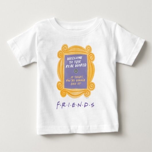 FRIENDS™ | Welkom in de echte wereld citaat (Voorkant)