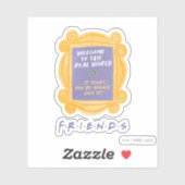 FRIENDS™ | Welkom in de echte wereld citaat Sticker (Vel)
