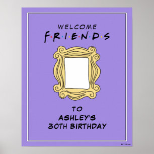 FRIENDS™ Welkomstteken van de feestdag Poster