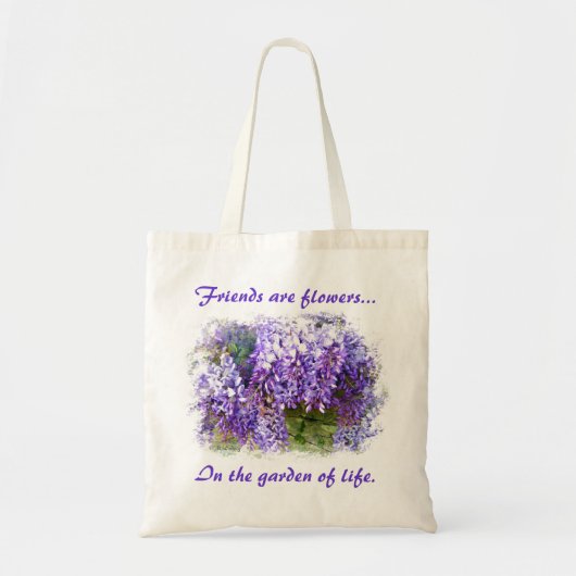 Friends Wisteria Canvas tas (Voorkant)
