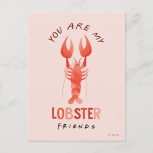 FRIENDS™ You Are My Lobster Watercolor Grafisch Briefkaart