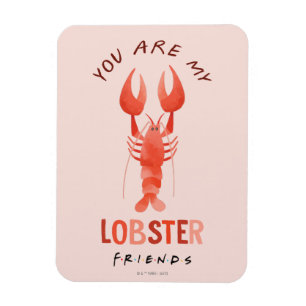 FRIENDS™ You Are My Lobster Watercolor Grafisch Magneet