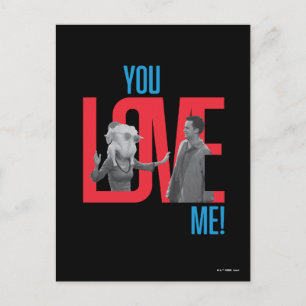 FRIENDS™ You Love Me Citaat Briefkaart