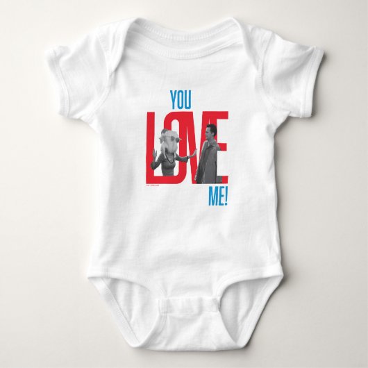 FRIENDS™ | You Love Me Citaat Romper (Voorkant)