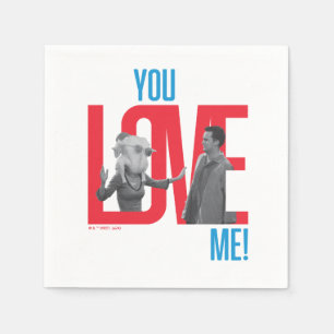FRIENDS™ You Love Me Citaat Servet