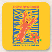 FRIENDS™ | You're My Lobster Vibrant Graphic Bier Onderzetter (Voorkant)