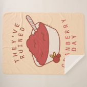 FRIENDS™ | Ze hebben Cranberry Day verwoest Sherpa Deken (Voorkant (horizontaal))