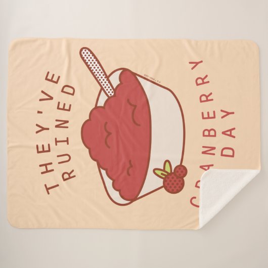 FRIENDS™ | Ze hebben Cranberry Day verwoest Sherpa Deken (Voorkant (horizontaal))