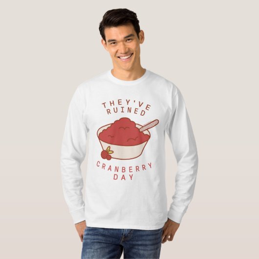 FRIENDS™ | Ze hebben Cranberry Day verwoest T-shirt (Voorkant volledig)