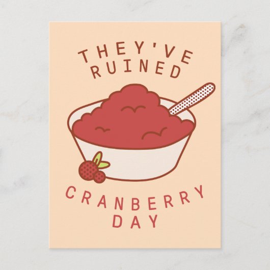 FRIENDS™ | Ze hebben Cranberry Day verwoest Uitnodiging Briefkaart (Voorkant)