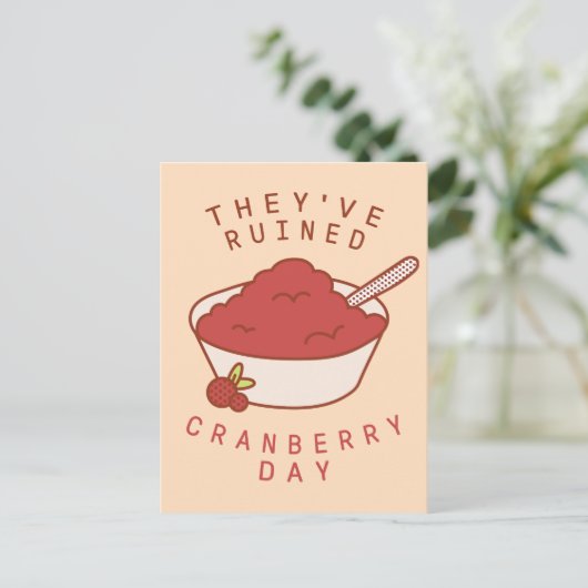 FRIENDS™ | Ze hebben Cranberry Day verwoest Uitnodiging Briefkaart (Staand voorkant)