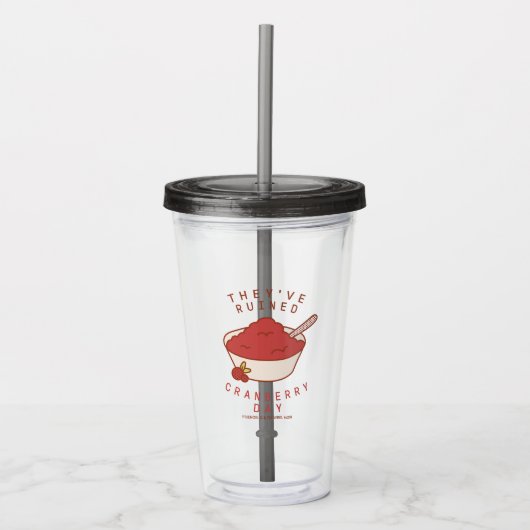 FRIENDS™ | Ze hebben de dag van de veenbes verpest Acryl Drinkbeker (Voorkant)