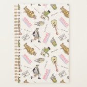 FRIENDS™ Zonnebruine Cartoon Patroon Planner (Voorkant)
