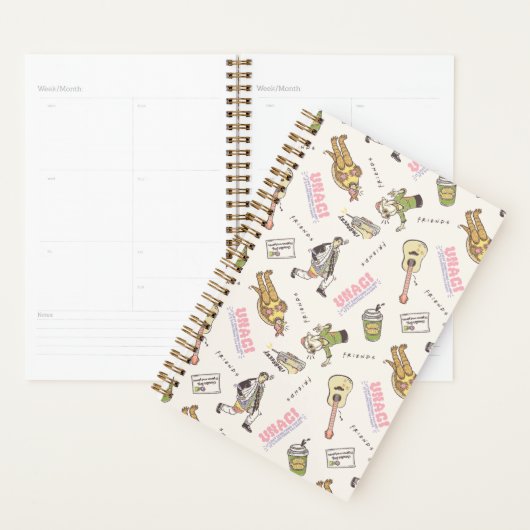 FRIENDS™ Zonnebruine Cartoon Patroon Planner (Display)