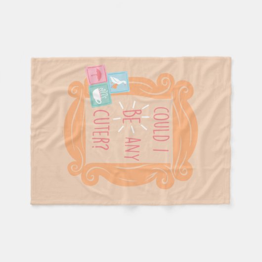 FRIENDS™ | Zou ik nog leuker kunnen zijn? Fleece Deken (Voorkant (Horizontaal))