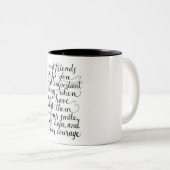 ***FRIENDSCHAP** TWEEKLEURIGE KOFFIEMOK (Voorkant rechts)