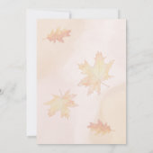 Friendsgivig Thanksgiving herfst gebladerte Kaart (Achterkant)