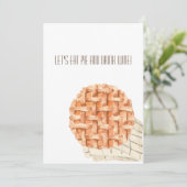 Friendsgiving and Thanksgiving Invitation Card Save The Date (Staand voorkant)