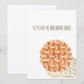 Friendsgiving and Thanksgiving Invitation Card Save The Date (Voorkant / Achterkant)