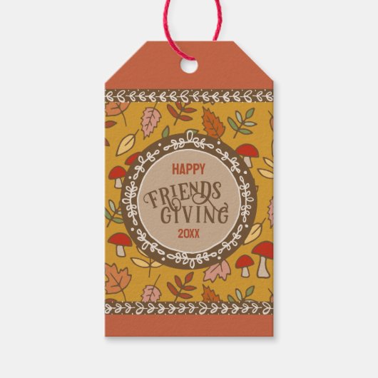 Friendsgiving Cadeaulabel (Voorkant)