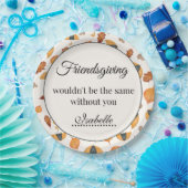 Friendsgiving Diner Vakantie Party Servies Boho Papieren Bordje (Feest)